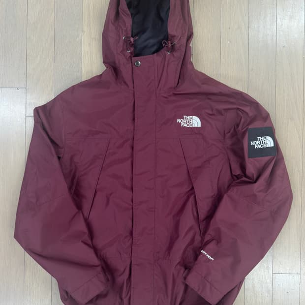 노스페이스 바람막이 버건디 희귀색