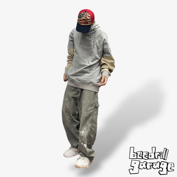 카브엠트 와이드 립 컷 헤비 후드티