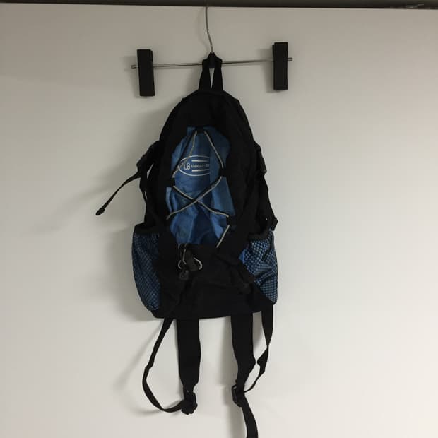 하늘색 미니 백팩