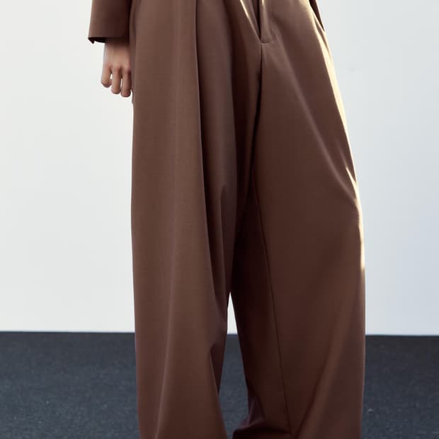 자라 멀티포지션 와이드 팬츠