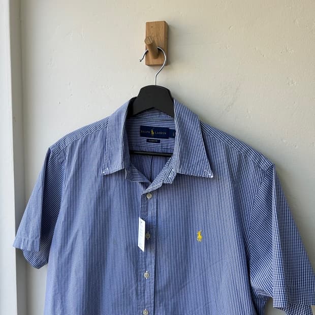 16705 - 폴로 랄프로렌 체크 반팔 셔츠