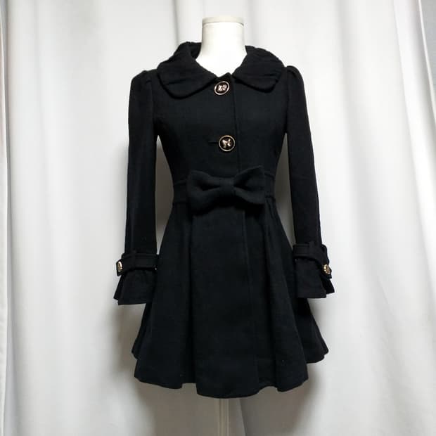 빈티지 리본 플레어코트원피스 y2k자켓 공겜여주 긱시크 스나계 히메갸루