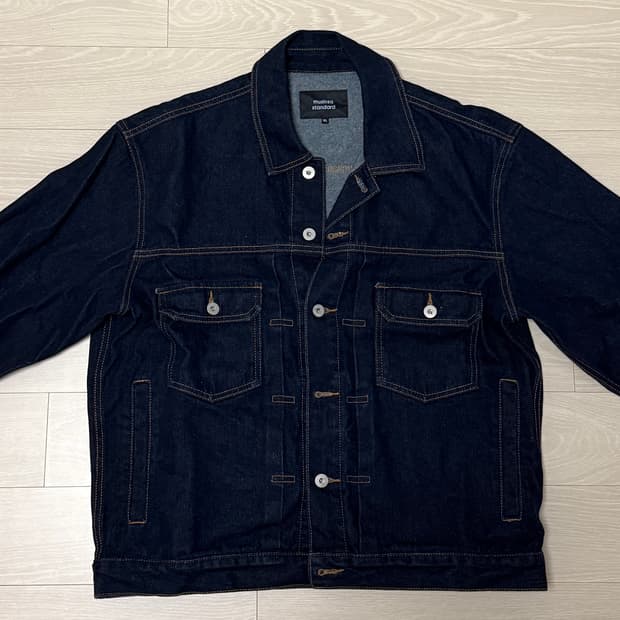 무신사 스탠다드 릴렉스드 데님 트러커 재킷 2 [딥 인디고]
