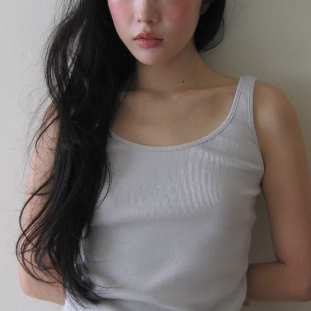 샵페어리 basic sleeveless (light grey)