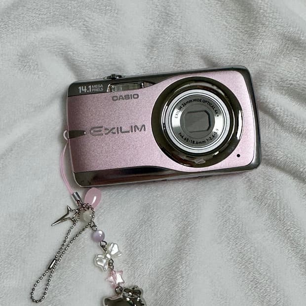 (핑크, 작례o) 카시오 Casio 엑슬림 ex z550 차정원디카