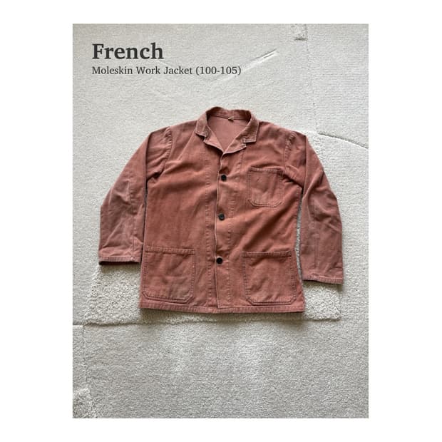 프렌치 몰스킨 프렌치 워크 자켓 (103-105)