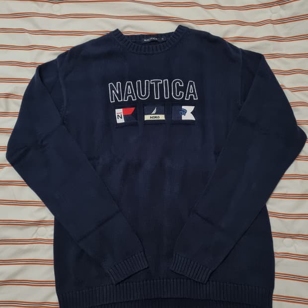 노티카 라운드넥 니트/남성S