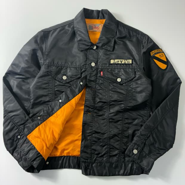 Levi's 리바이스 패치 나일론 트러커 자켓