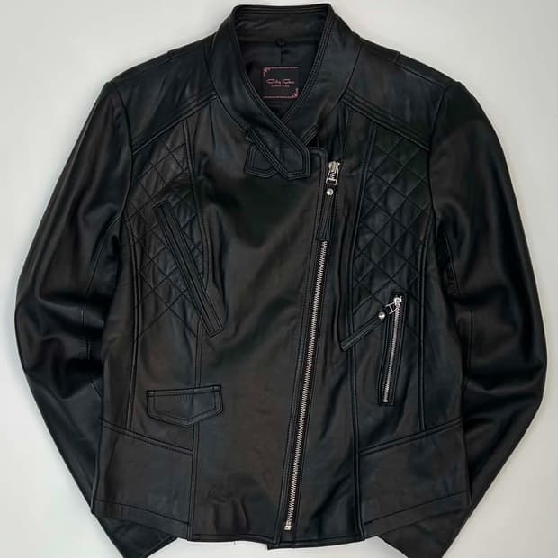 Vintage lambskin 이태리 가죽 라이더 자켓