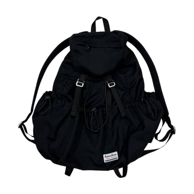 이벳필드 스튜던트 드로우스트링 럭색 복조리 백팩 가방 블랙