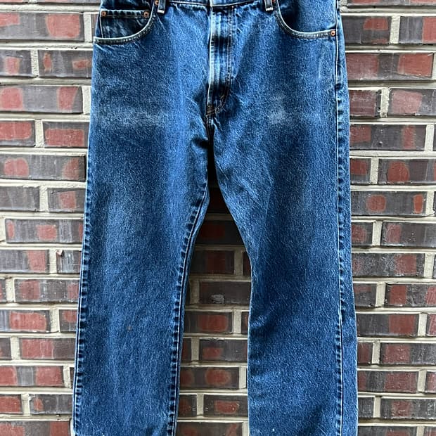 [36] 리바이스 517 부츠컷 빈티지 워싱 데님팬츠 중청