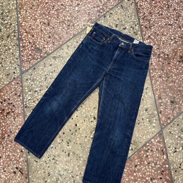 오어슬로우 105 스트레이트 셀비지 데님 (32)