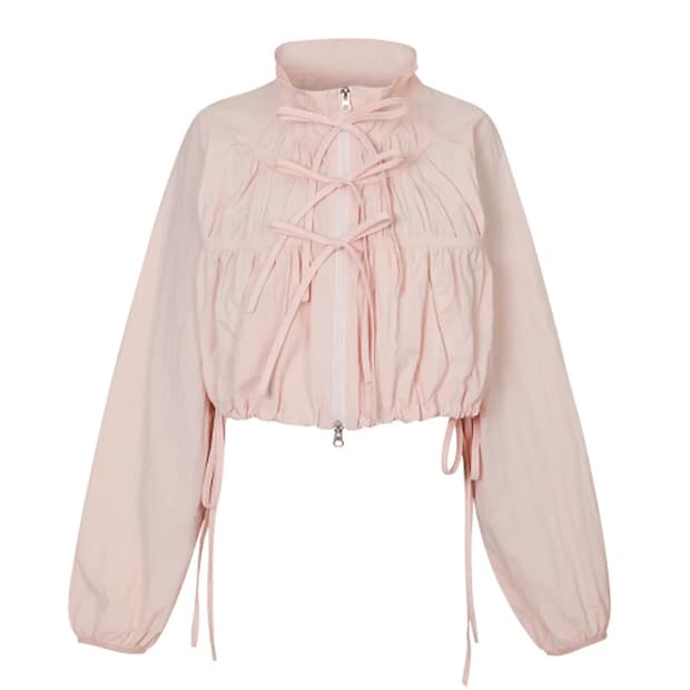 페인오어플레져 리본 바람막이