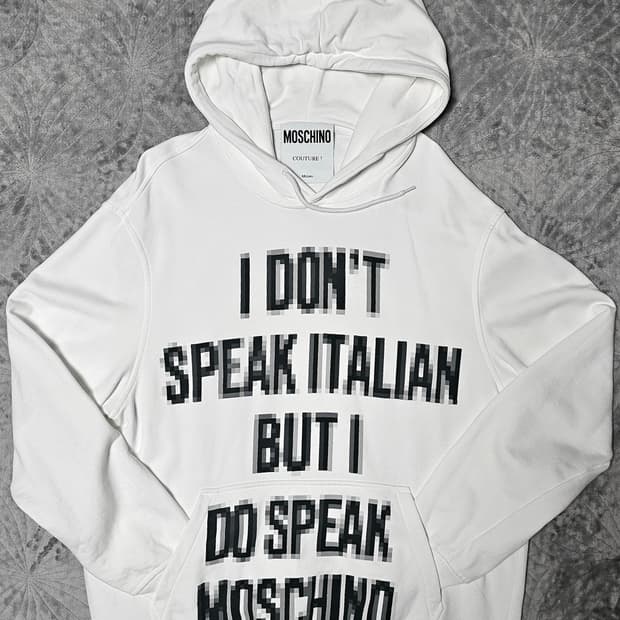 모스키노 꾸뛰르 후드티