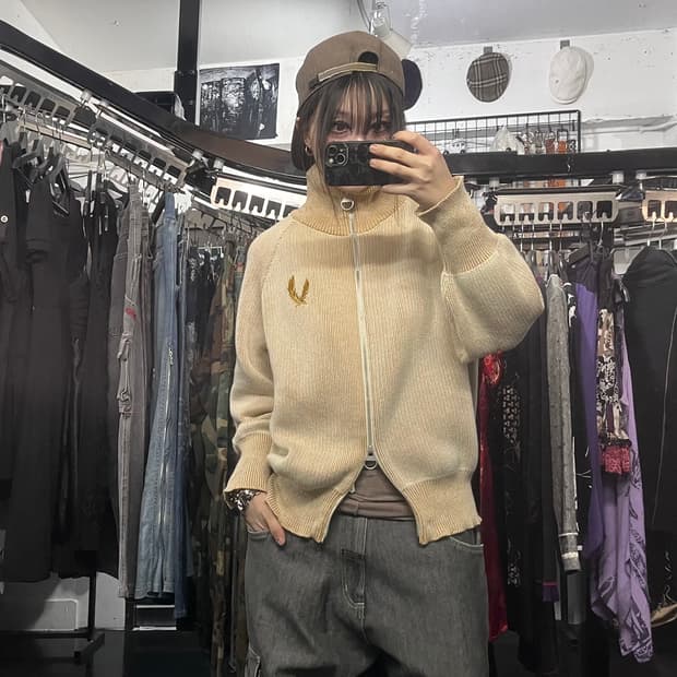 베이지 투웨이집업