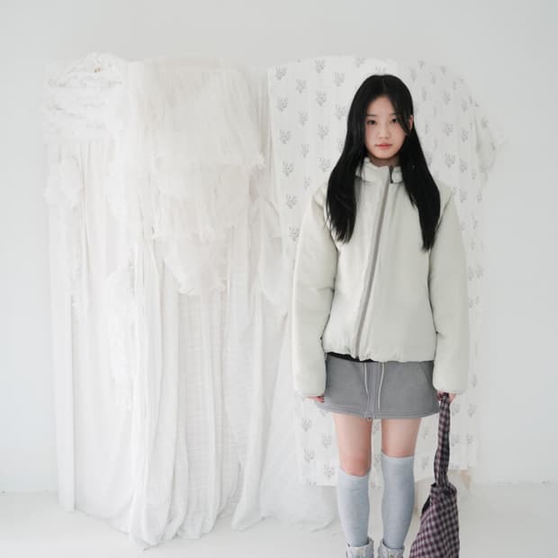 인앤양인하모니 리버서블 패딩 reversible padded jacket