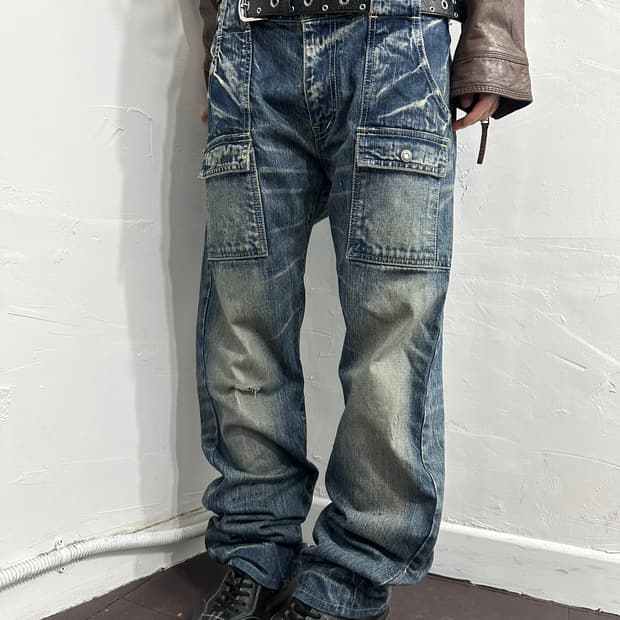 johnbull kojima:japan denim pants