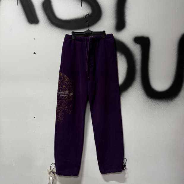 VTG 빈티지 빅사이즈 오리엔탈 프린팅 스트링 조거 팬츠