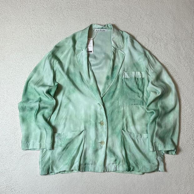 아크네스튜디오 나염 실키 루즈핏 블레이저 자켓 PN7555