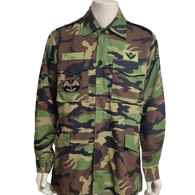 육군 구형 201특공여단 일병 후기형 야전상의 전투복 상의 자켓 (L)