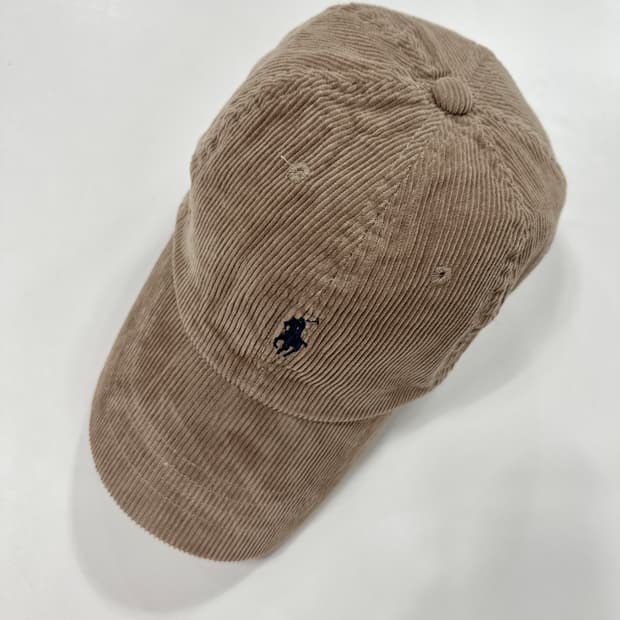 폴로 코듀로이 볼캡