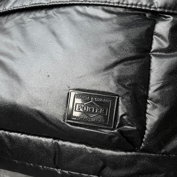 Porter 포터 메탈 플레이트 크로스백