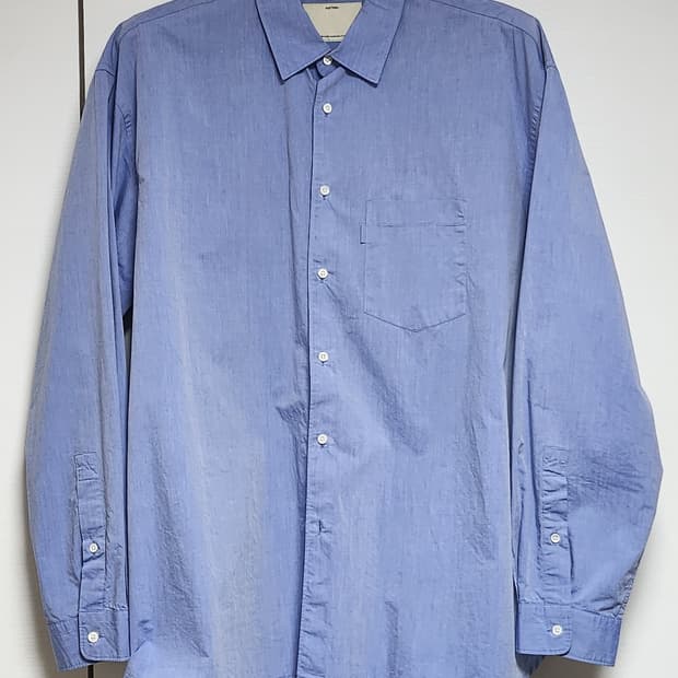 [3] 포터리 와이드 셔츠 블루