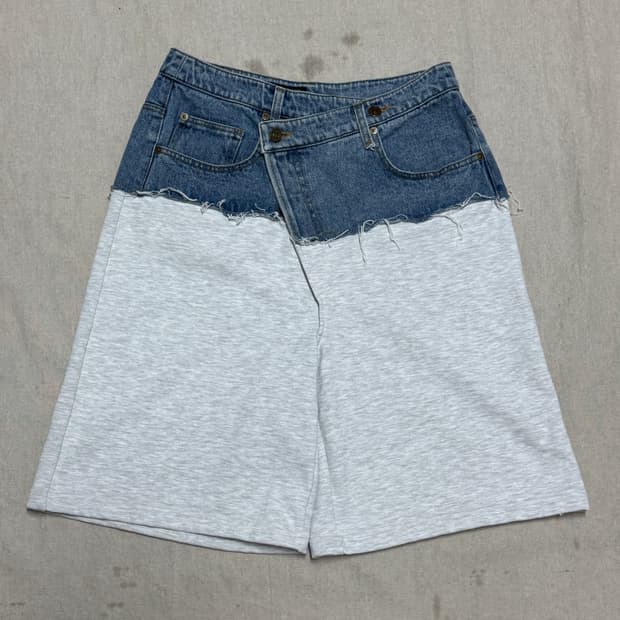 넘버프로젝트 비대칭 이중 버뮤다 반바지 55