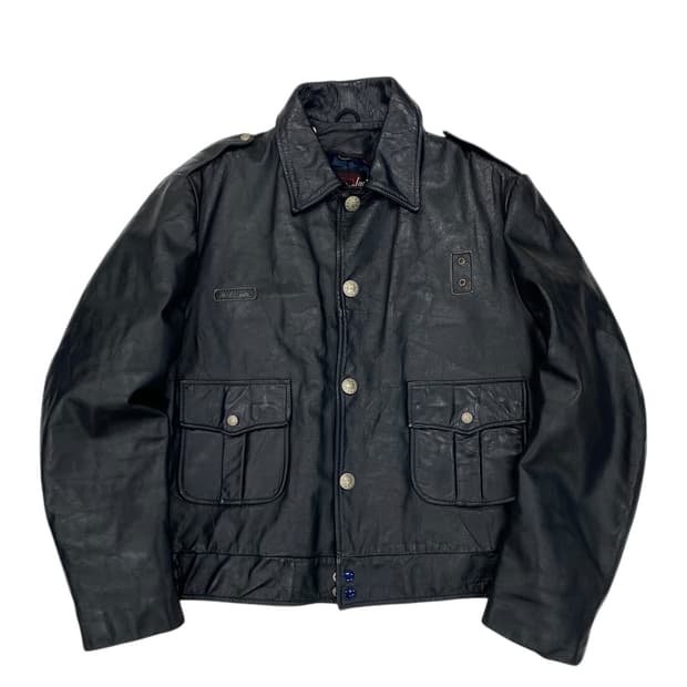 5-60's 시카고 폴리스 레더 자켓