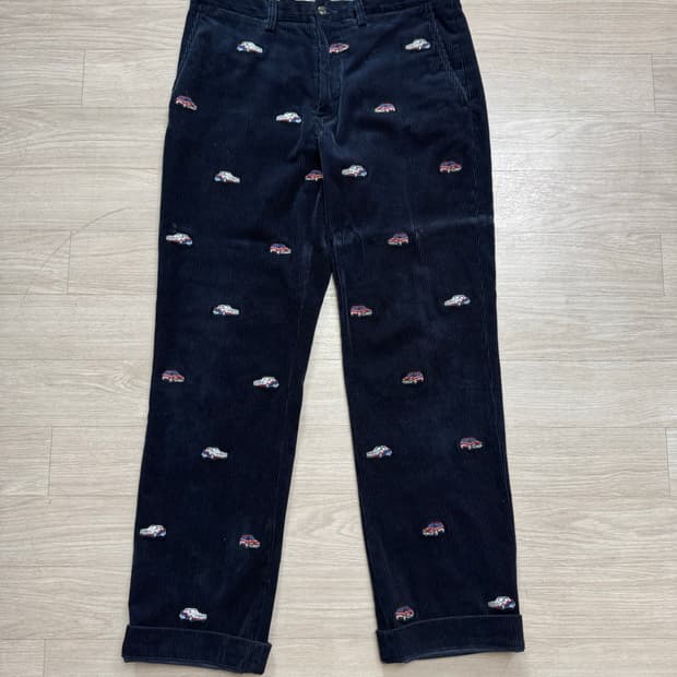 폴로 팔라스 콜라보 코듀로이 팬츠 네이비 32