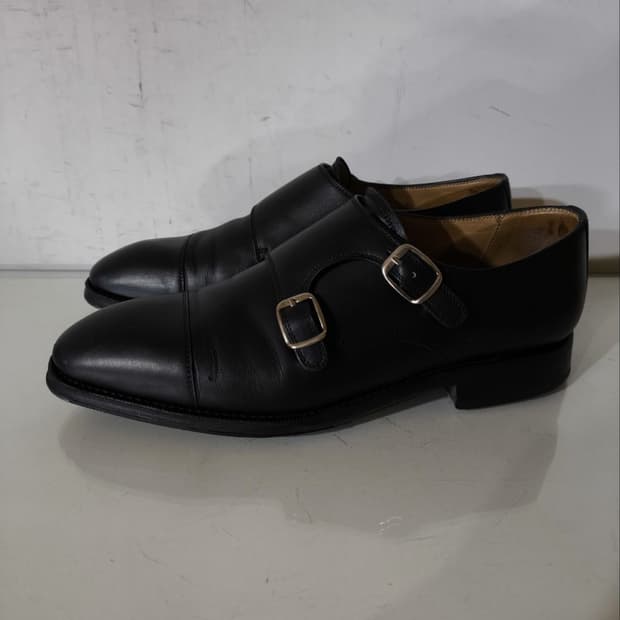 260mm 7 얀코 비브람 더블몽크 이태리 구두 