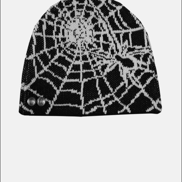 떠그클럽 거미줄 비니 