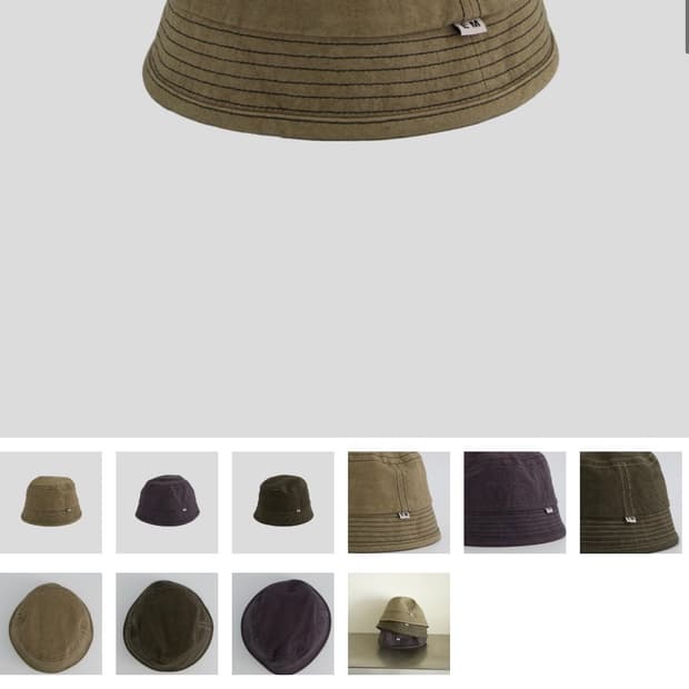 엔즈앤드민즈 버킷햇 카키 M