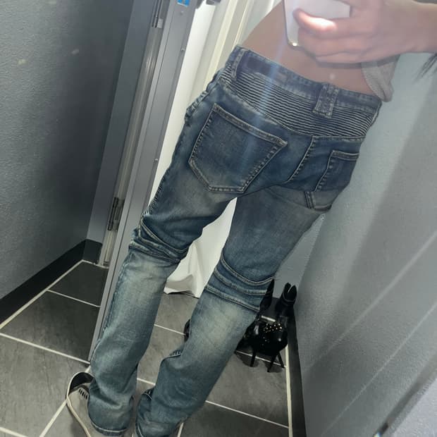 Vintage low rise denim pants