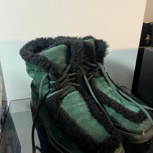 버버리 무스탕 부츠 42