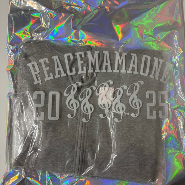 [L]피스마이너스원 마마 집업 후드 그레이