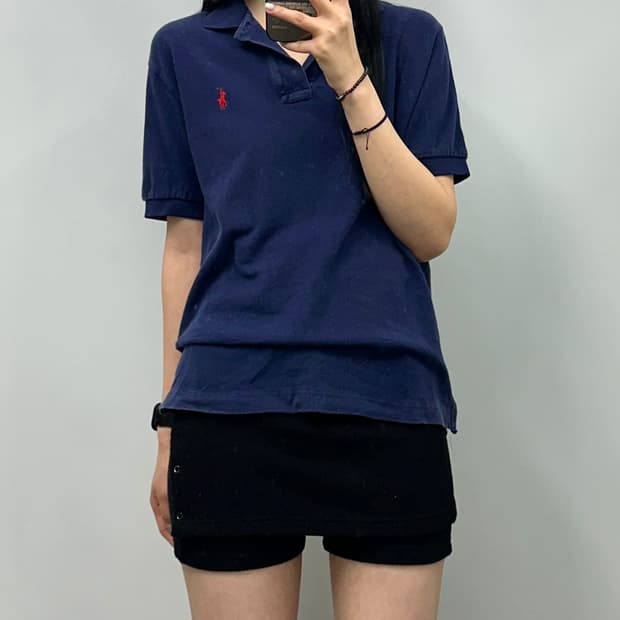폴로 랄프로렌 네이비 pk 반팔 카라 티셔츠