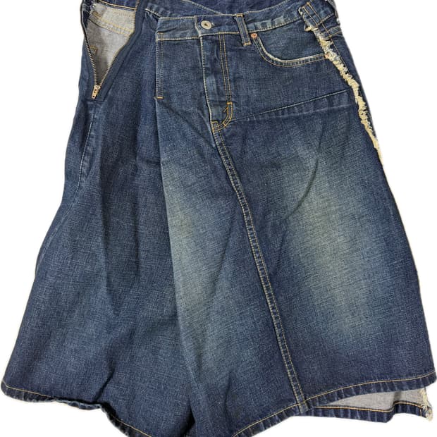 꼼데가르송 준야와타나베 언발데님스커트