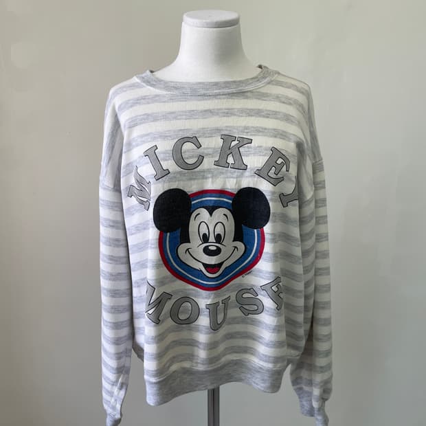 90s usa 미키마우스 스웻셔츠  J04211