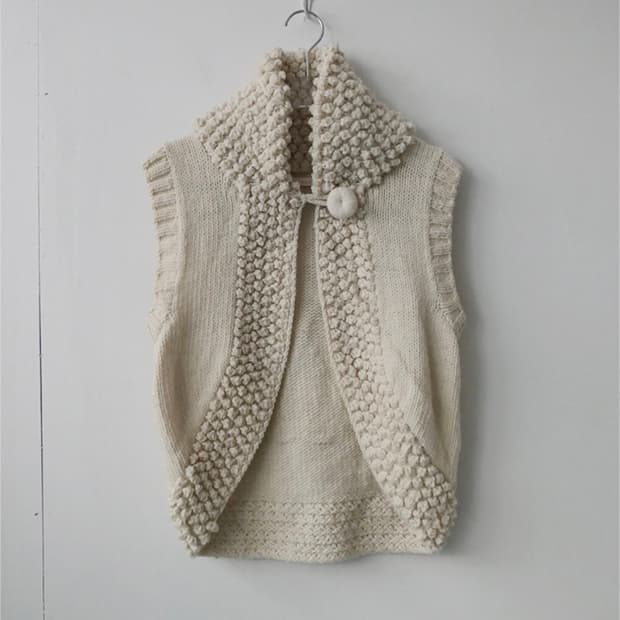 Vintage knitted vest