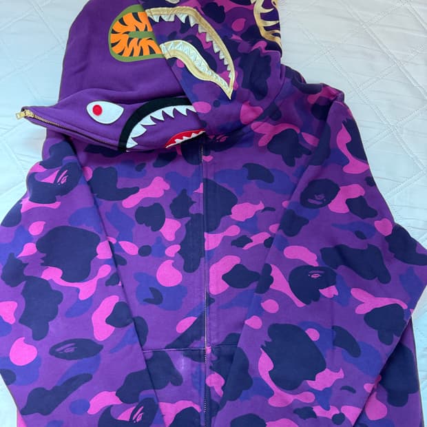 베이프 더블 후드 퍼플