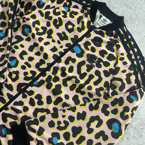 10s adidas 아카이브 핑크 레오파드 트랙탑