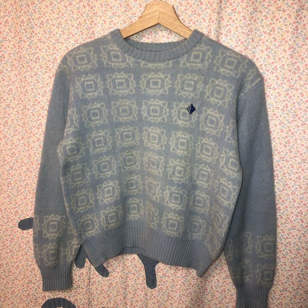 Christian Dior flower knit