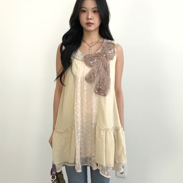 'Axes Femme' Layered Ruffle Tunic Onepie