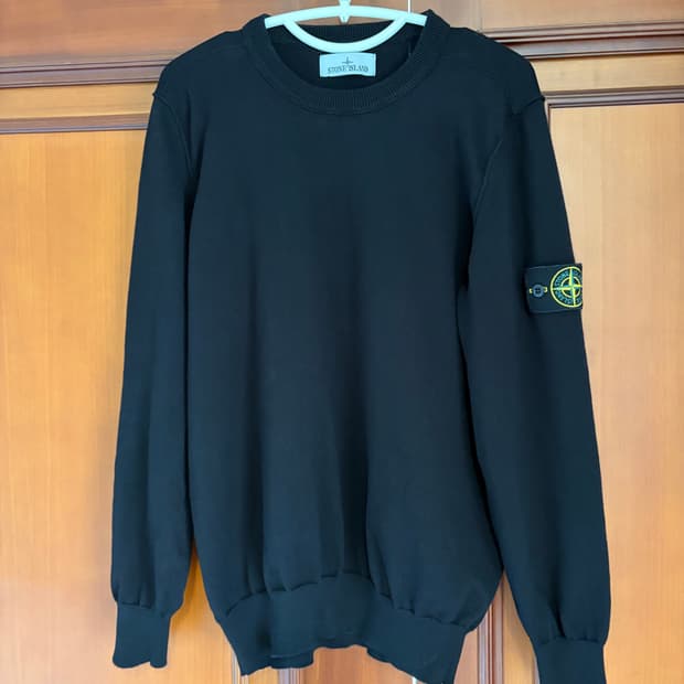 스톤아일랜드 블랙 니트