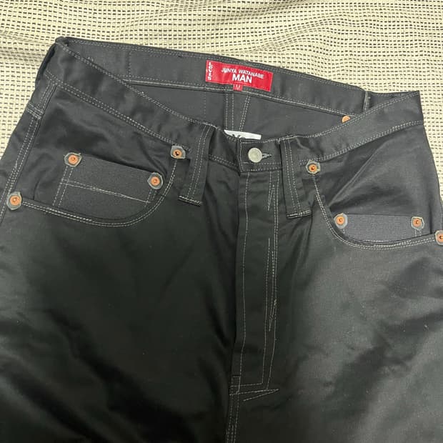 리바이스 준야와타나베 블랙 데님