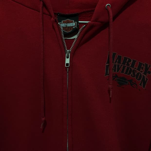 HARLEY DAVISON hood zip up