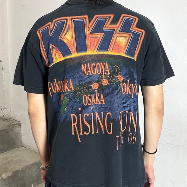 00's KISS 키스 재팬투어 티셔츠 빈티지 밴드티 밴드티셔츠