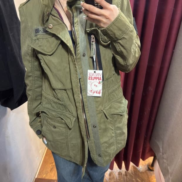 jambangee  카키 야상 자켓