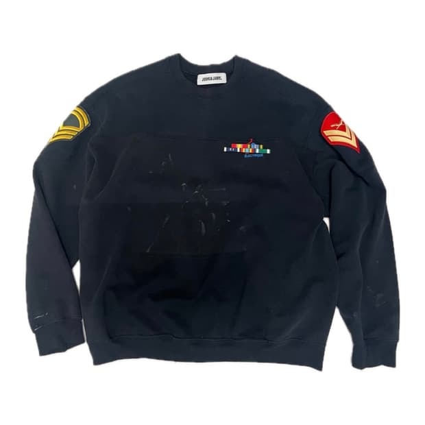 [M] Joshua Jamal Isignia 크루넥 블랙